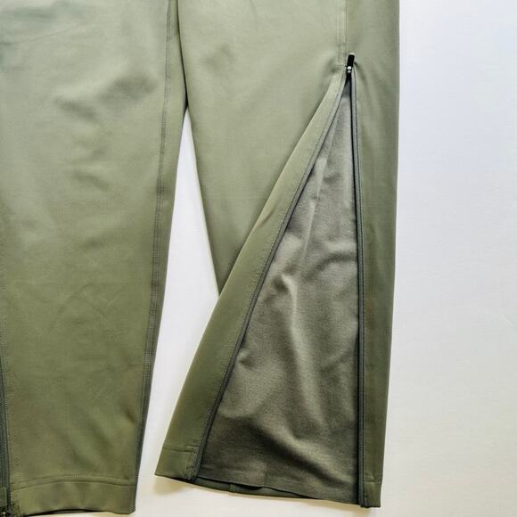Lululemon Everlux High-Rise Zip-Leg Track Pant Size 6 Grey Sage Green Jogger - Picture 8 of 10